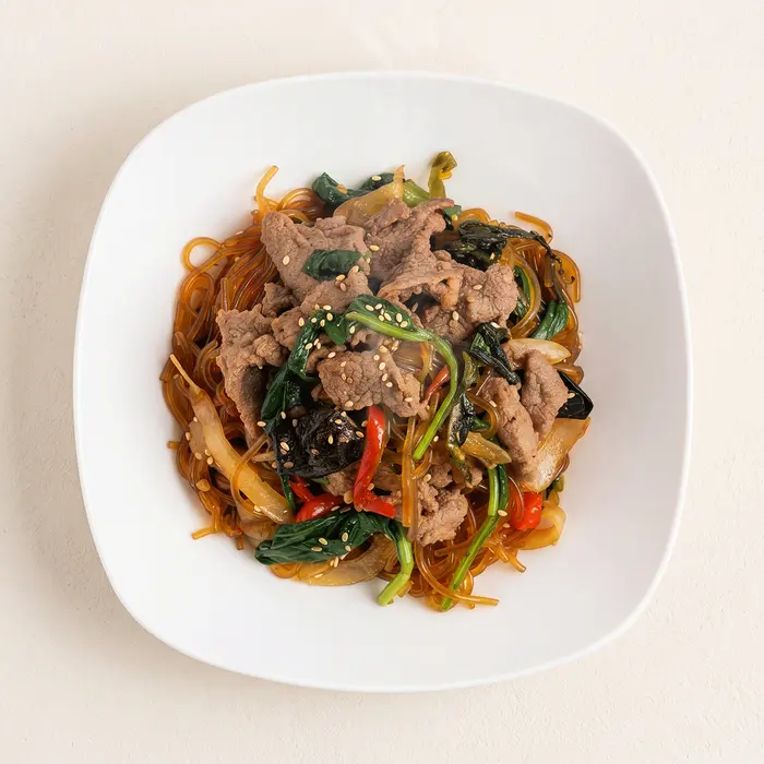Beef Japchae-Glass Noodle stir-fry
