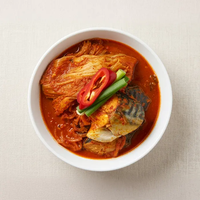 Godeungeo-kimchi jorim – Braised Mackerel with Kimchi