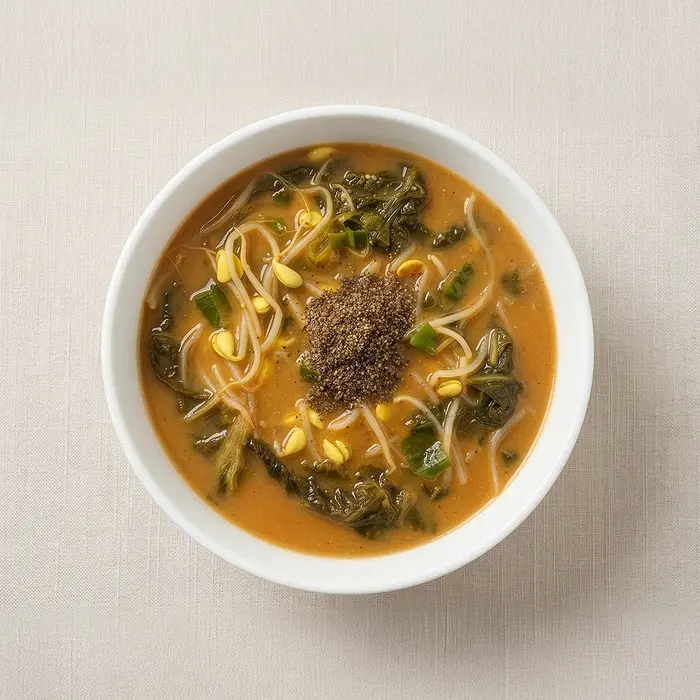 Haejangguk – Napa Cabbage, Bean Sprout & Perilla Soup