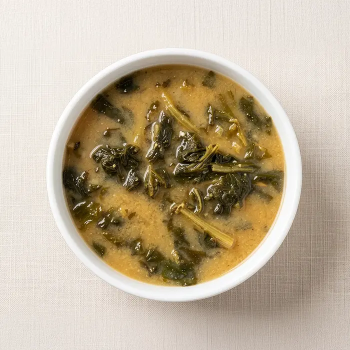 Siraegi Doenjang-guk – Radish Greens Soybean Paste Soup