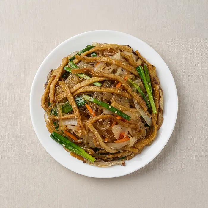 Fish Cake Japchae – Glass Noodle Stir-Fry