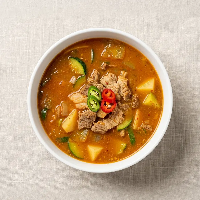 Doenjang Jjigae – Soybean Paste Stew with Beef