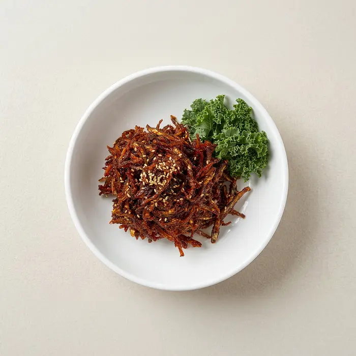Myeolchi-bokkeum – Spicy Gochujang Stir-Fried Anchovies