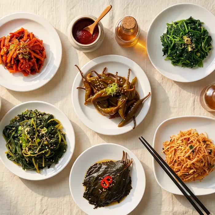 Vegetable Banchan Set (6 Side Dishes)