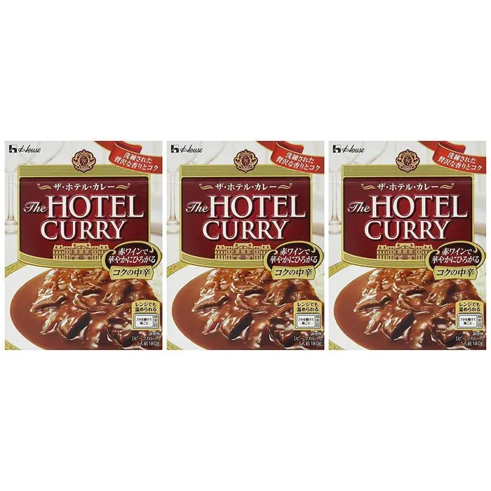 House Foods The Hotel Curry Sauce Rich Type 6.3oz x 3 Packs