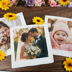 Custom Wedding Napkins — image 2