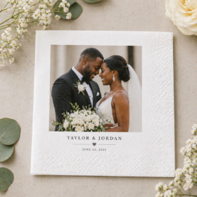 Custom Wedding Napkins — image 1