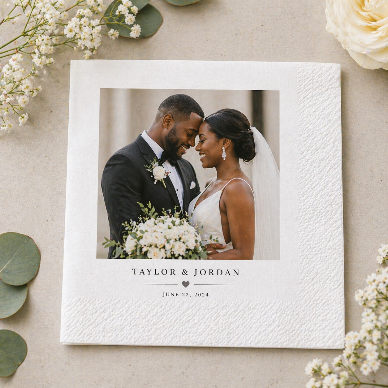 Custom Wedding Napkins