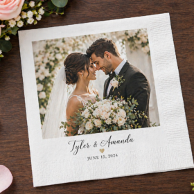 Custom Wedding Napkins — image 4