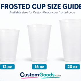 Custom Wedding Frosted Plastic Cups – 1-Color Printing — image 12