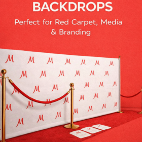 20 ft Fabric Stretch Display Backdrop – Step & Repeat, Trade Show, Pillowcase Graphic, Easy Setup — image 4