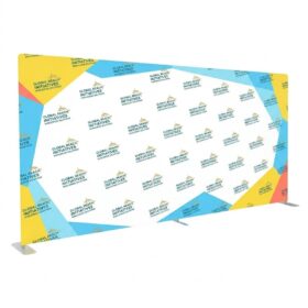 20 ft Fabric Stretch Display Backdrop – Step & Repeat, Trade Show, Pillowcase Graphic, Easy Setup — image 3