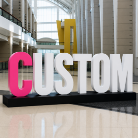 4" Custom Giant Letters – Indoor Freestanding Display — image 1