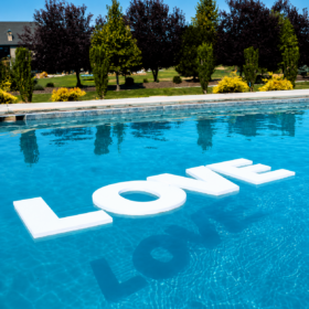 Custom Hard Styrofoam Letters – 1" Thick Wall Décor & Floating Pool Letters — image 3