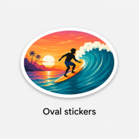 Oval stickers — image 1