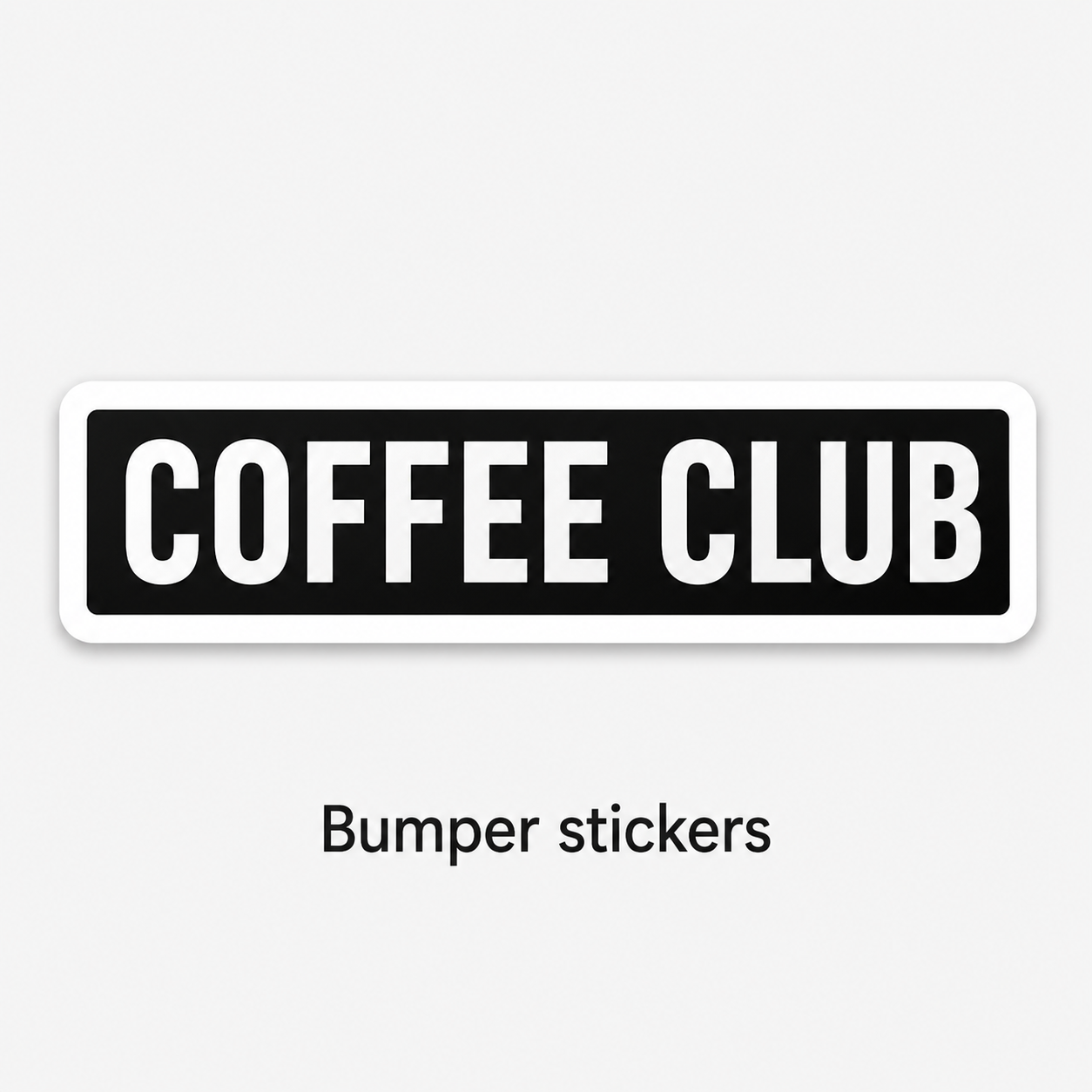 Bumper stickers