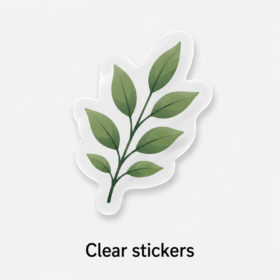 Clear stickers — image 1
