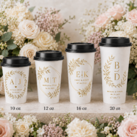Custom Paper Cups – 1-Color Metallic Printing — image 1