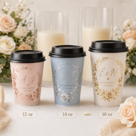 Custom Paper Cups – 1-Color Metallic Printing — image 4