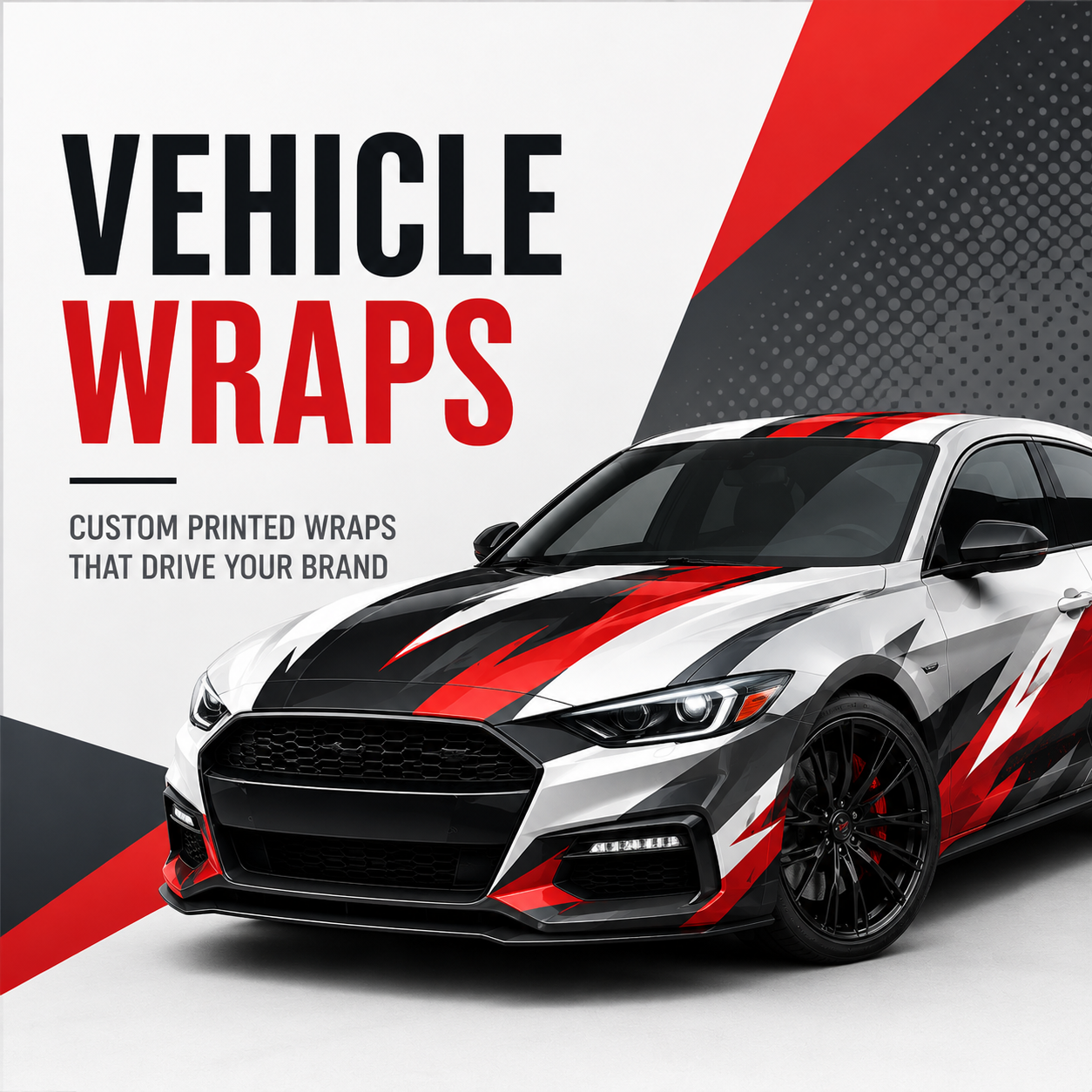 Custom Printed Vehicle Wrap Film