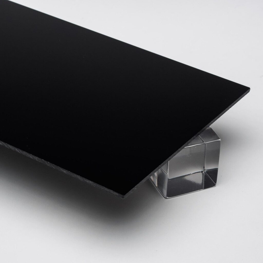 Black Opaque Acrylic Sheet