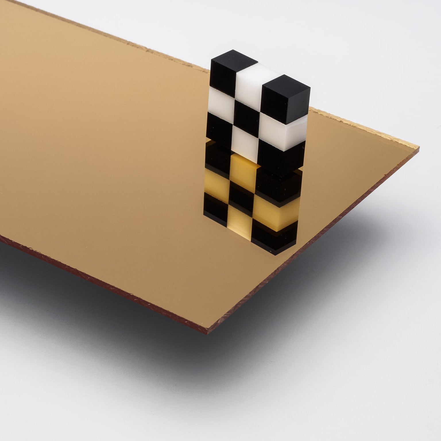 Custom Cut — Gold Mirror Acrylic Sheet
