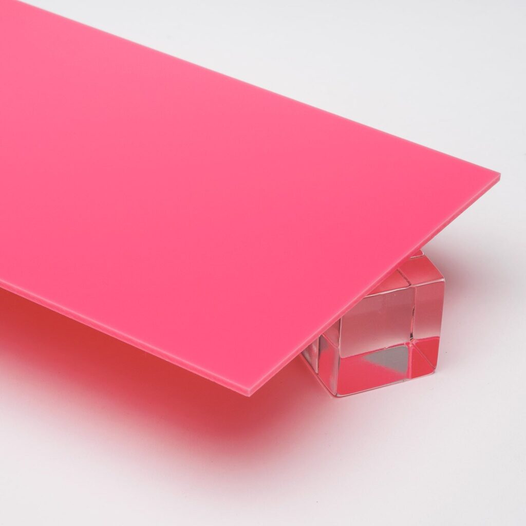 Custom Cut — Pink Opaque Acrylic Sheet