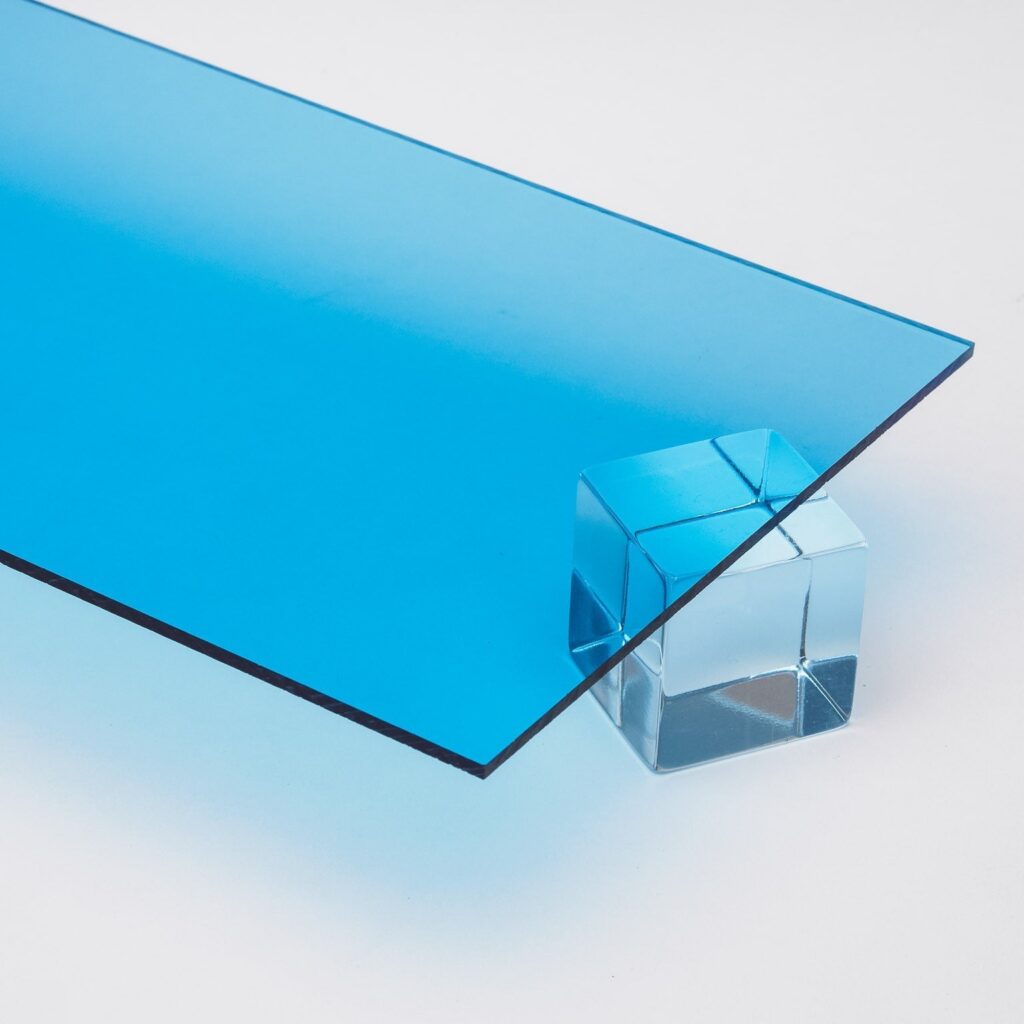 Custom Cut — Light Blue Transparent Acrylic Sheet