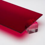 Red Transparent Acrylic Sheet — image 1