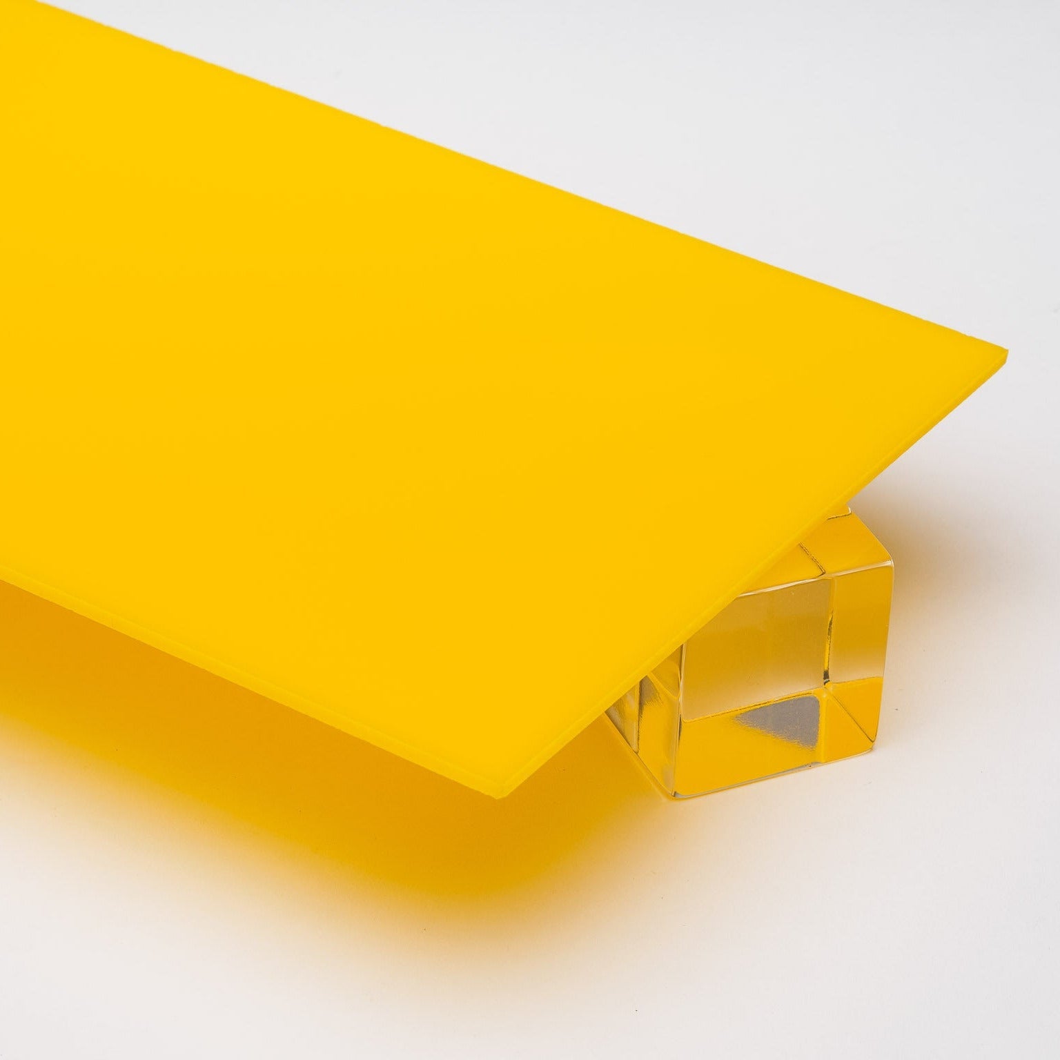 Custom Cut — Yellow Opaque Acrylic Sheet