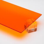 Amber Transparent Acrylic Sheet — image 1