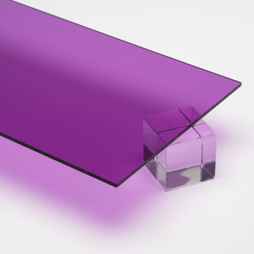 Custom Cut — Purple Transparent Acrylic Sheet