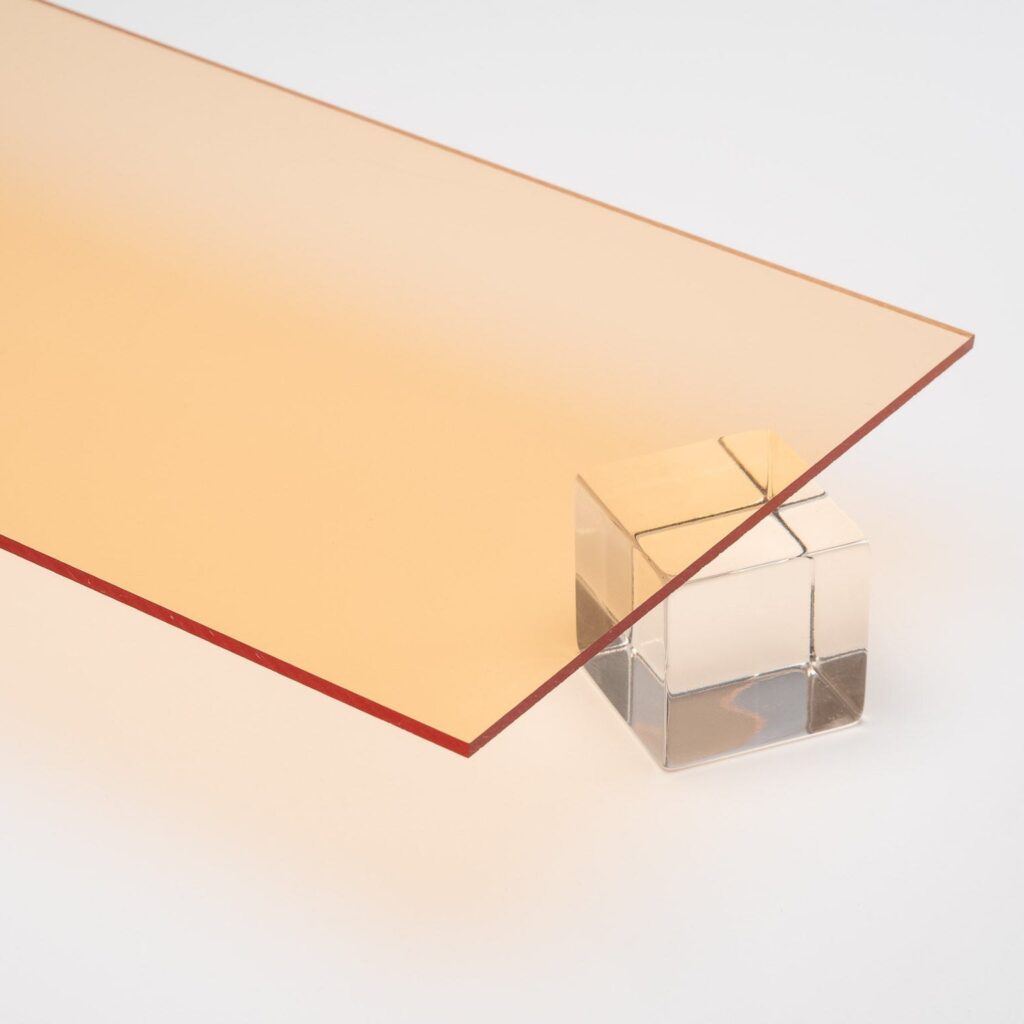 Custom Cut — Gold Transparent Acrylic Sheet