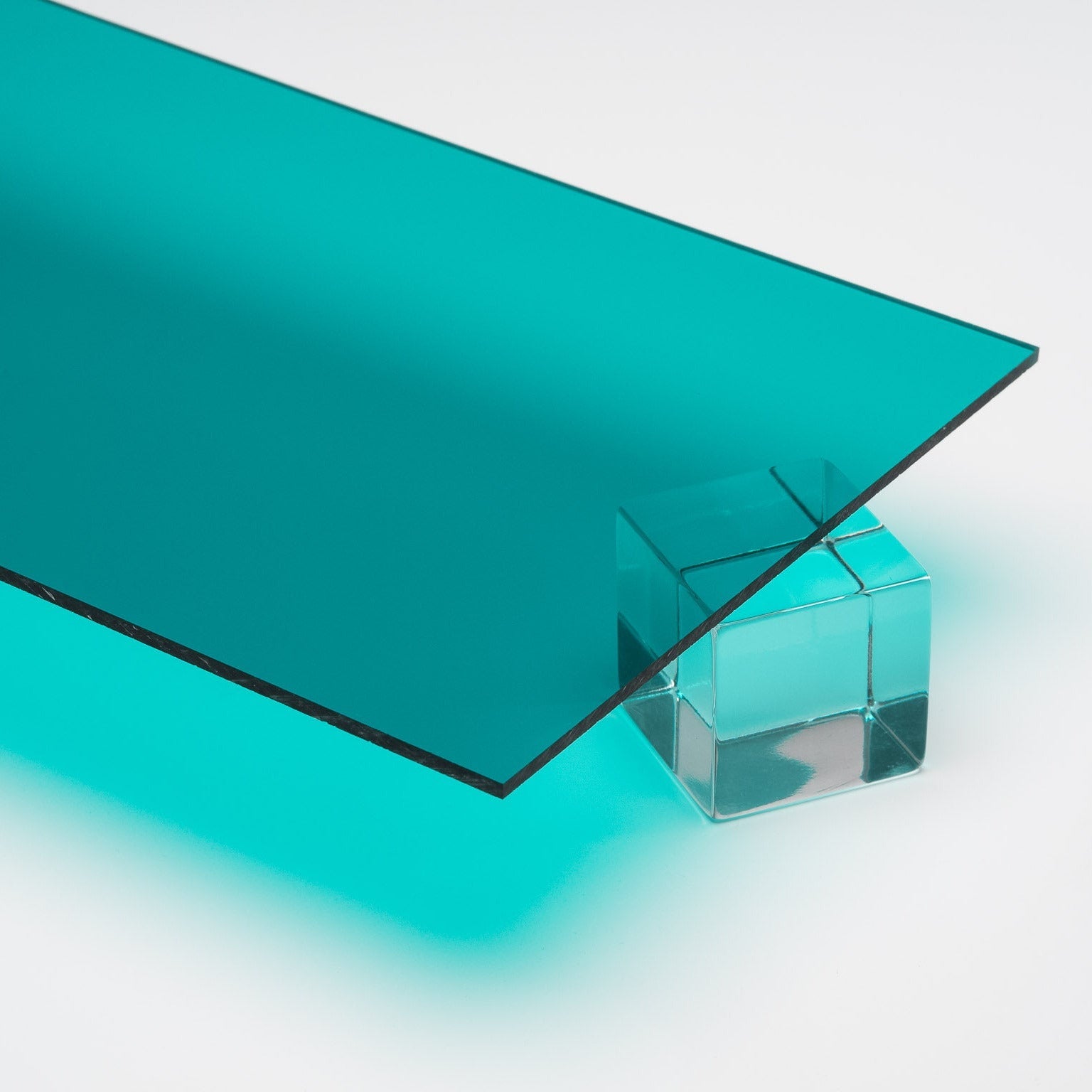 Teal Transparent Acrylic Sheet