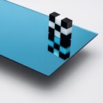 Custom Cut — Light Blue Mirror Acrylic Sheet — image 1