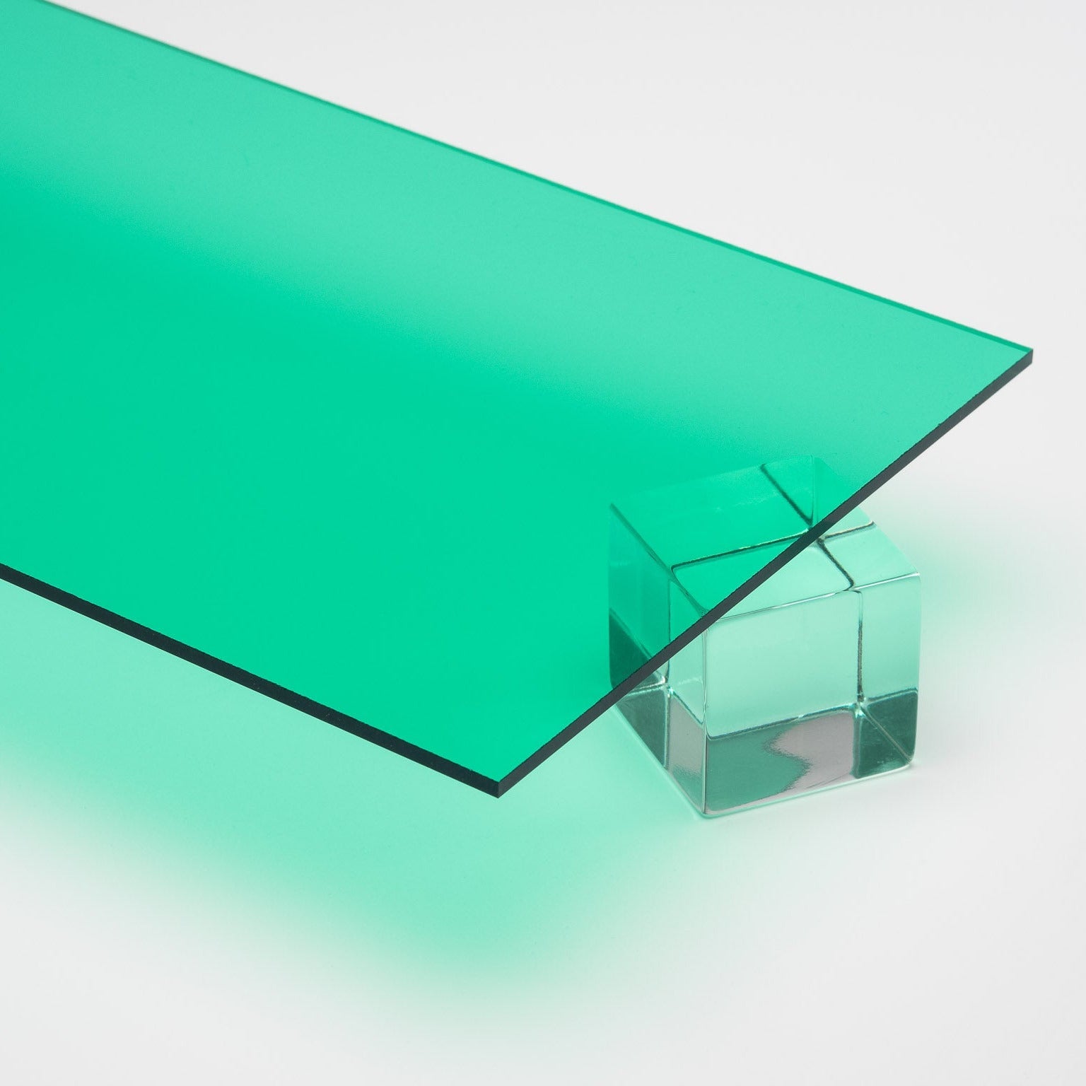 Custom Cut — Mint Green Transparent Acrylic Sheet