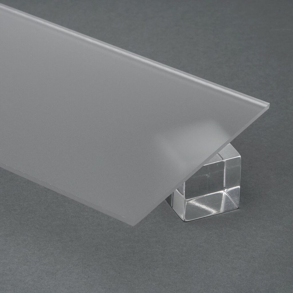 Clear Colorless P95 Matte Acrylic Sheet