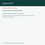 Custom Acrylic Photo Frame — image 3