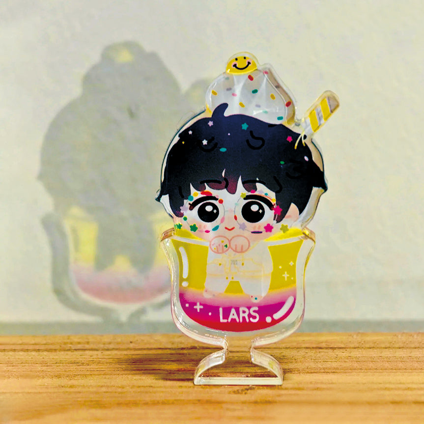 Custom Ice Cream Thick Acrylic Stand No Base