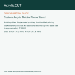 Custom Acrylic Mobile Phone Stand — image 3