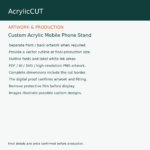 Custom Acrylic Mobile Phone Stand — image 4
