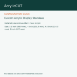 Custom Acrylic Display Standees — image 3
