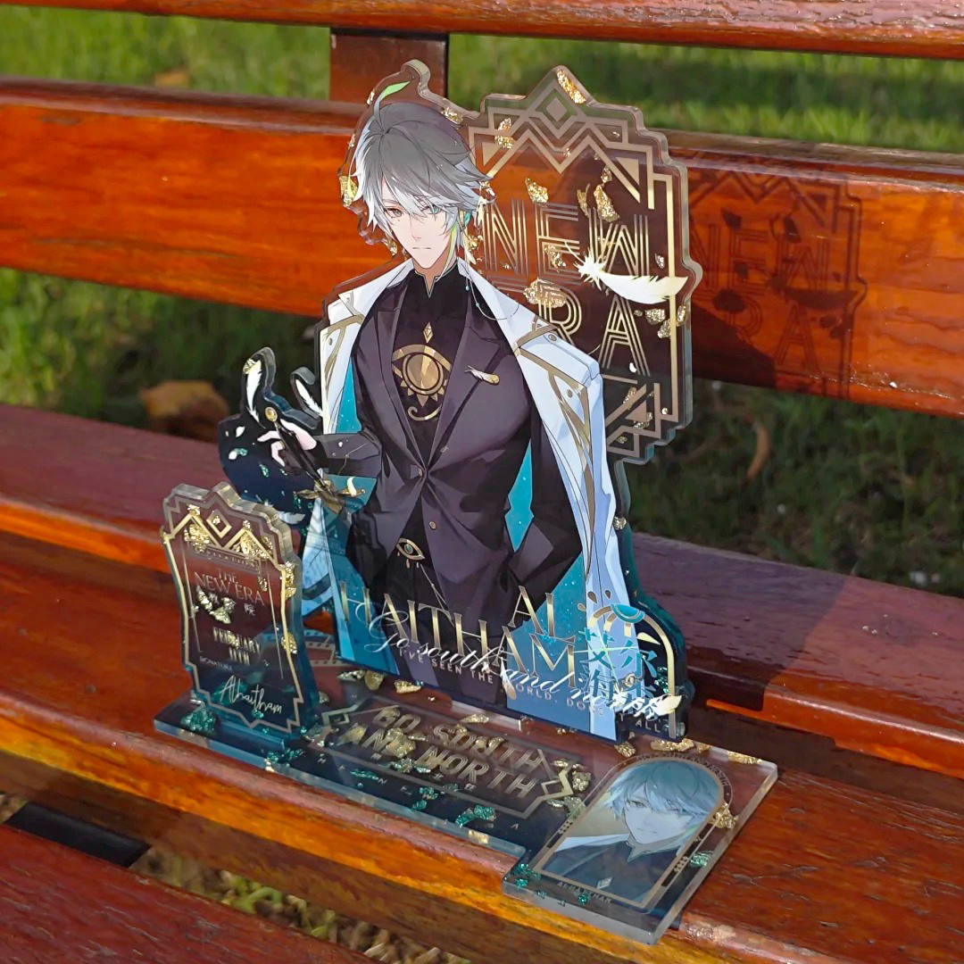 Custom Hot Stamping Acrylic Standee