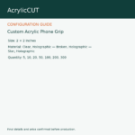 Custom Acrylic Phone Grip — image 3