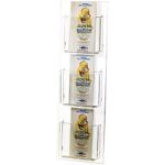 Custom Acrylic Wall Literature Rack — 3 / 6 Pockets — image 1