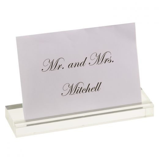 Custom Acrylic Wide Block Sign Holder