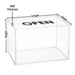 Custom Five-Sided Acrylic Box / Display Cover — image 2