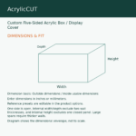 Custom Five-Sided Acrylic Box / Display Cover — image 3