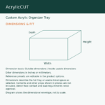 Custom Acrylic Organizer Tray — image 2