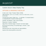 Custom Acrylic Deep Display Tray — image 3